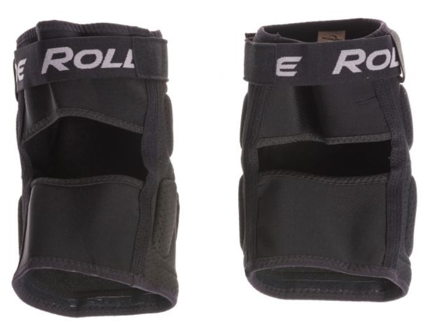 a pair of Rollerblade urban knee pads in rear view